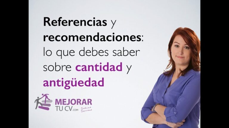 Aumenta tus posibilidades laborales: qu&eacute; poner en referencia en un curr&iacute;culum