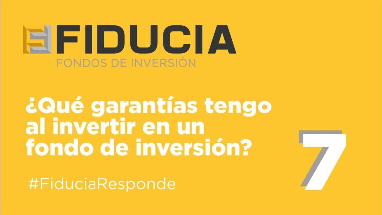 &iexcl;Protege tu inversi&oacute;n! Descubre la garant&iacute;a de fondos de inversi&oacute;n