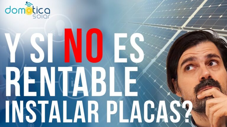 Descubre a partir de qu&eacute; consumo es rentable invertir en placas solares