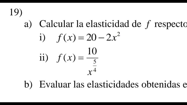 Descubre la sorprendente elasticidad de una función y su impacto en los resultados