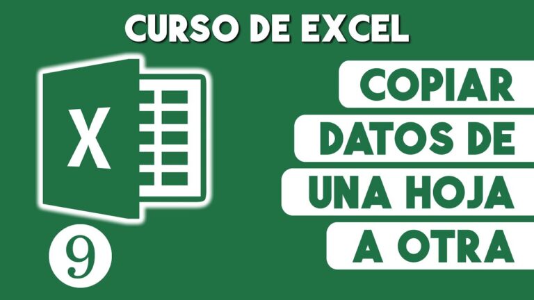 Truco Excel: Copia datos de una hoja a otra &iexcl;en segundos!