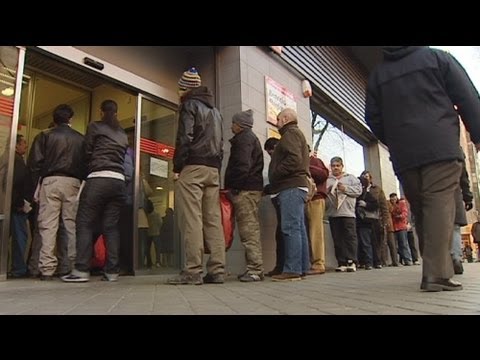España alcanza un récord histórico de desempleo