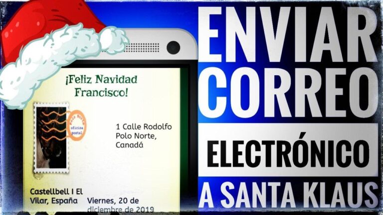 &iexcl;Sorprendente correo electr&oacute;nico de Pap&aacute; Noel para los m&aacute;s peque&ntilde;os!