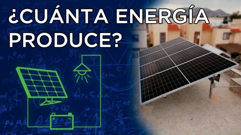 Descubre cuánta energía puede generar una placa solar