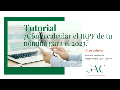 Descubre c&oacute;mo calcular el IRPF en tu n&oacute;mina y optimiza tus impuestos